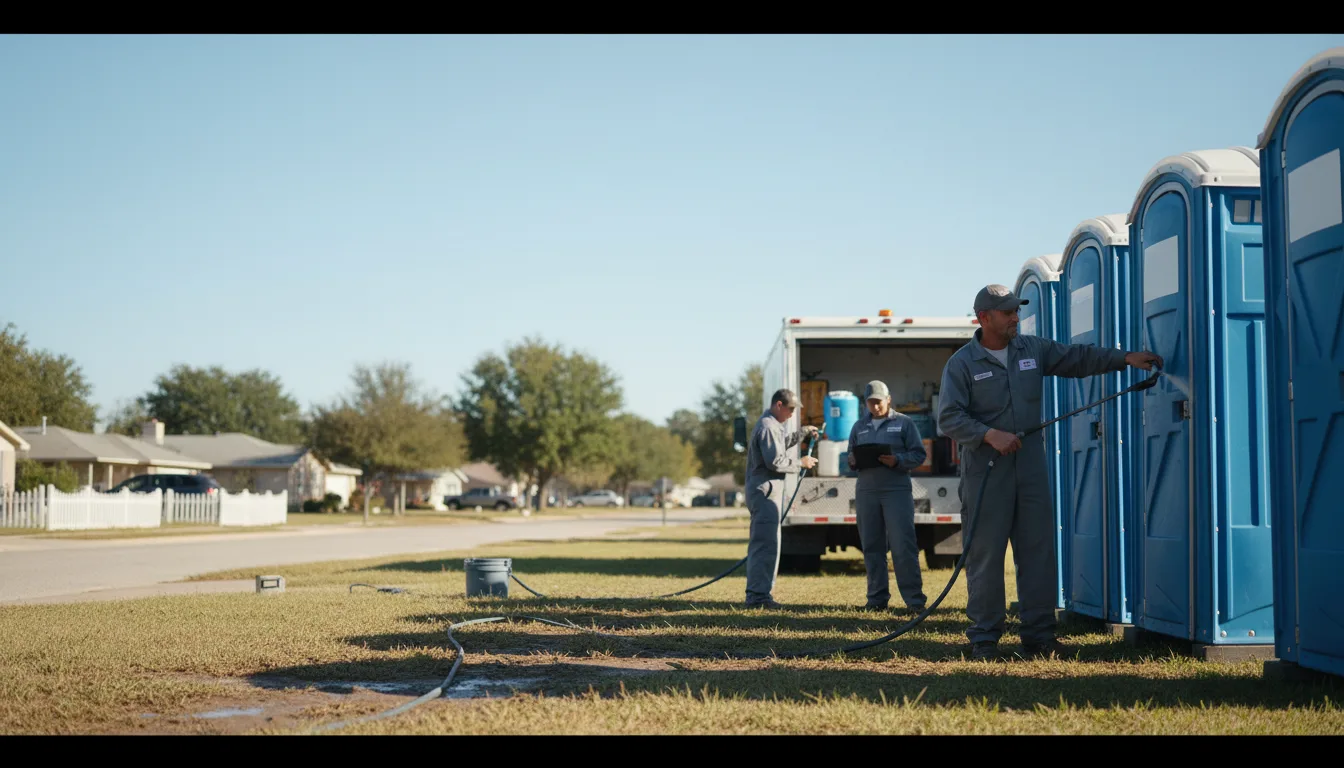 Long-Term Portable Toilet Rental in Easley, SC near me